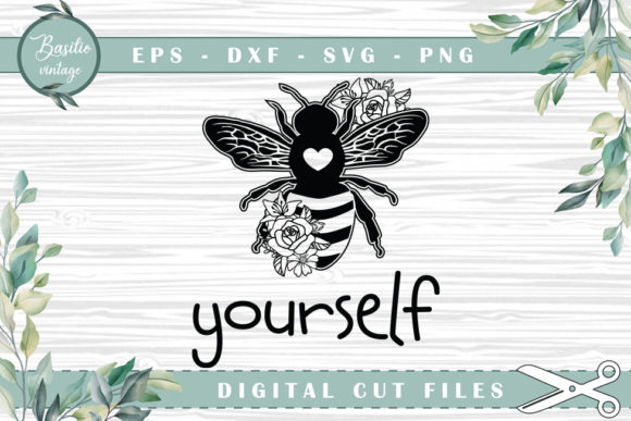 Be Yourself Bee Floral Cutting Files: A Versatile Tool for Creative Projects