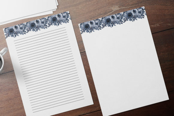 Dark Boho Border Floral Stationery Set: A Perfect Blend of Elegance and Creativity