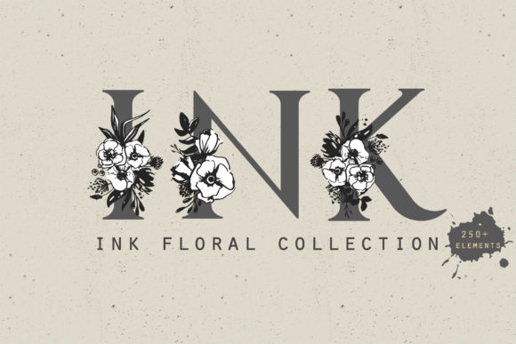Discover the Elegance of Ink Floral Collection for Your Creative Projects