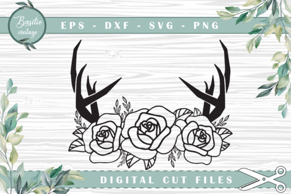 Discover the Versatility of Deer Floral Christmas Cutting Files