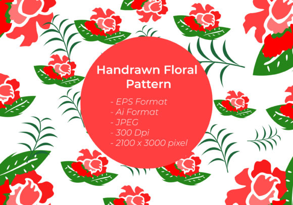 Elegant Floral Pattern: A Versatile Design for Creative Projects