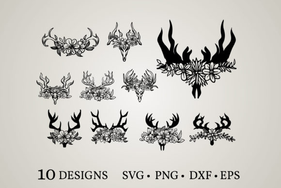 Embracing Creativity with Floral Deer Skull: A Versatile Design Solution