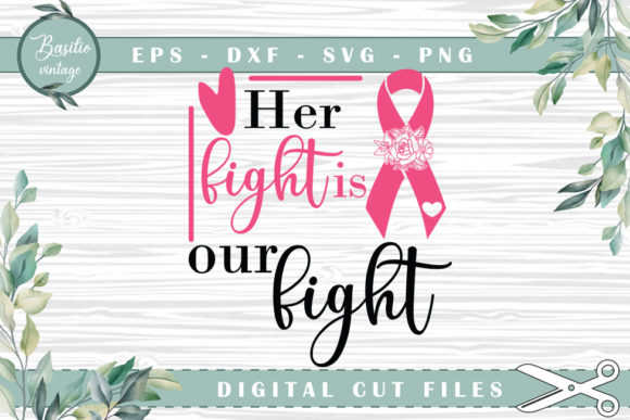 Empowering Creativity with Her Fight is Our Fight Ribbon Floral