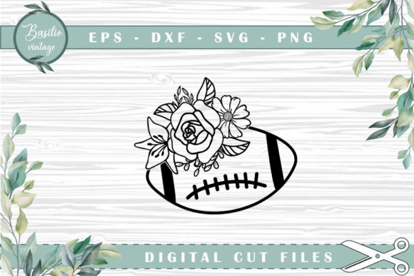 Enhance Your Projects with Football Floral Cutting Files
