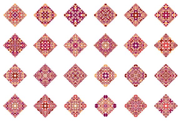Exploring the Versatility of Ornate Floral Square Shape Set