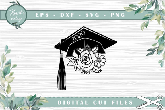 Graduation Hat Floral Cutting Files: A Creative and Versatile Addition to Your Design Toolkit