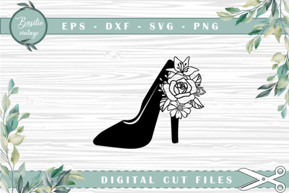 High Heels Floral Cutting Files: Elevate Your Creative Projects with Versatile Designs