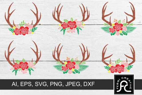 Unleashing Creativity with Floral Deer Antler SVG: A Versatile Design Asset